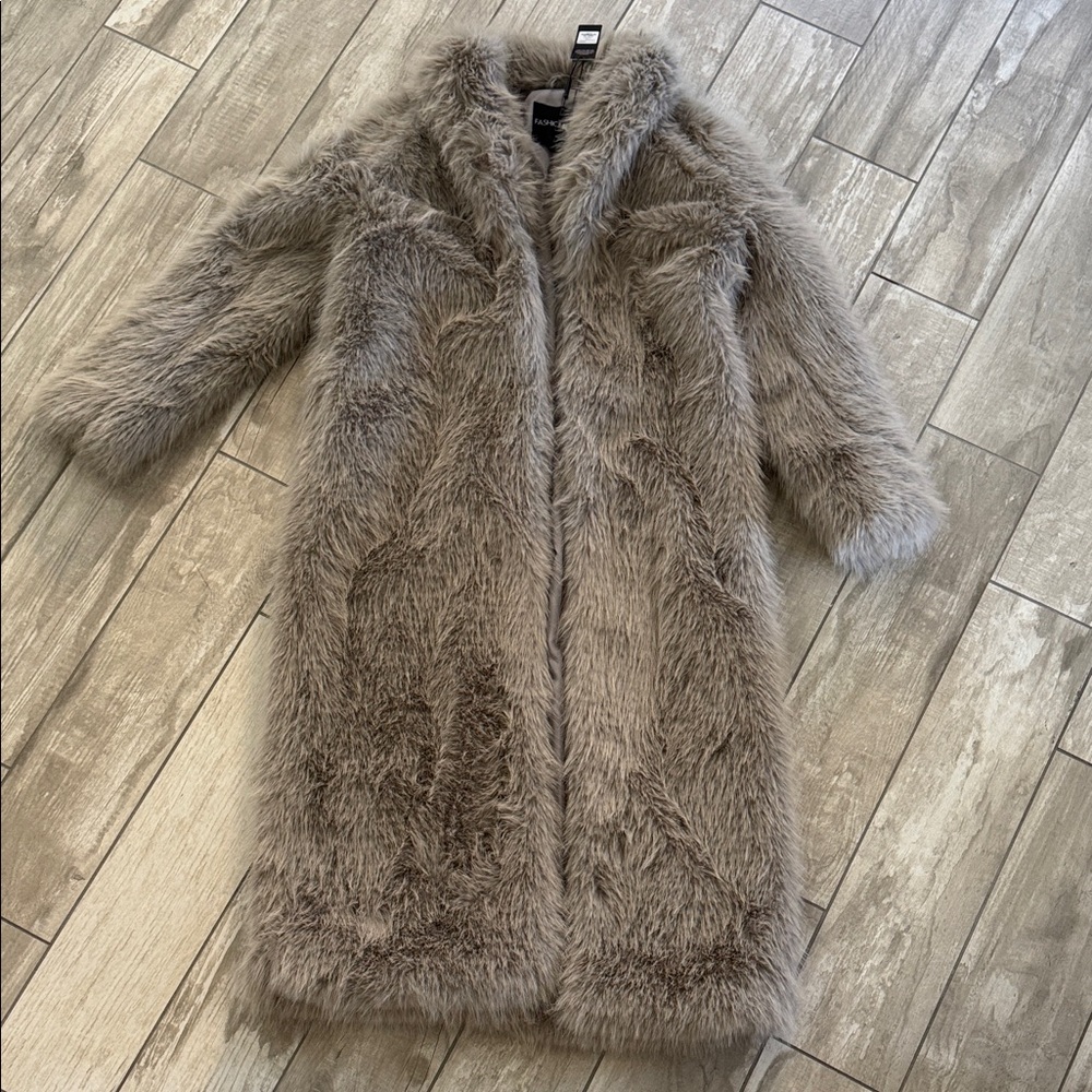 Faux fur coat jobelle - Picture 12 of 14